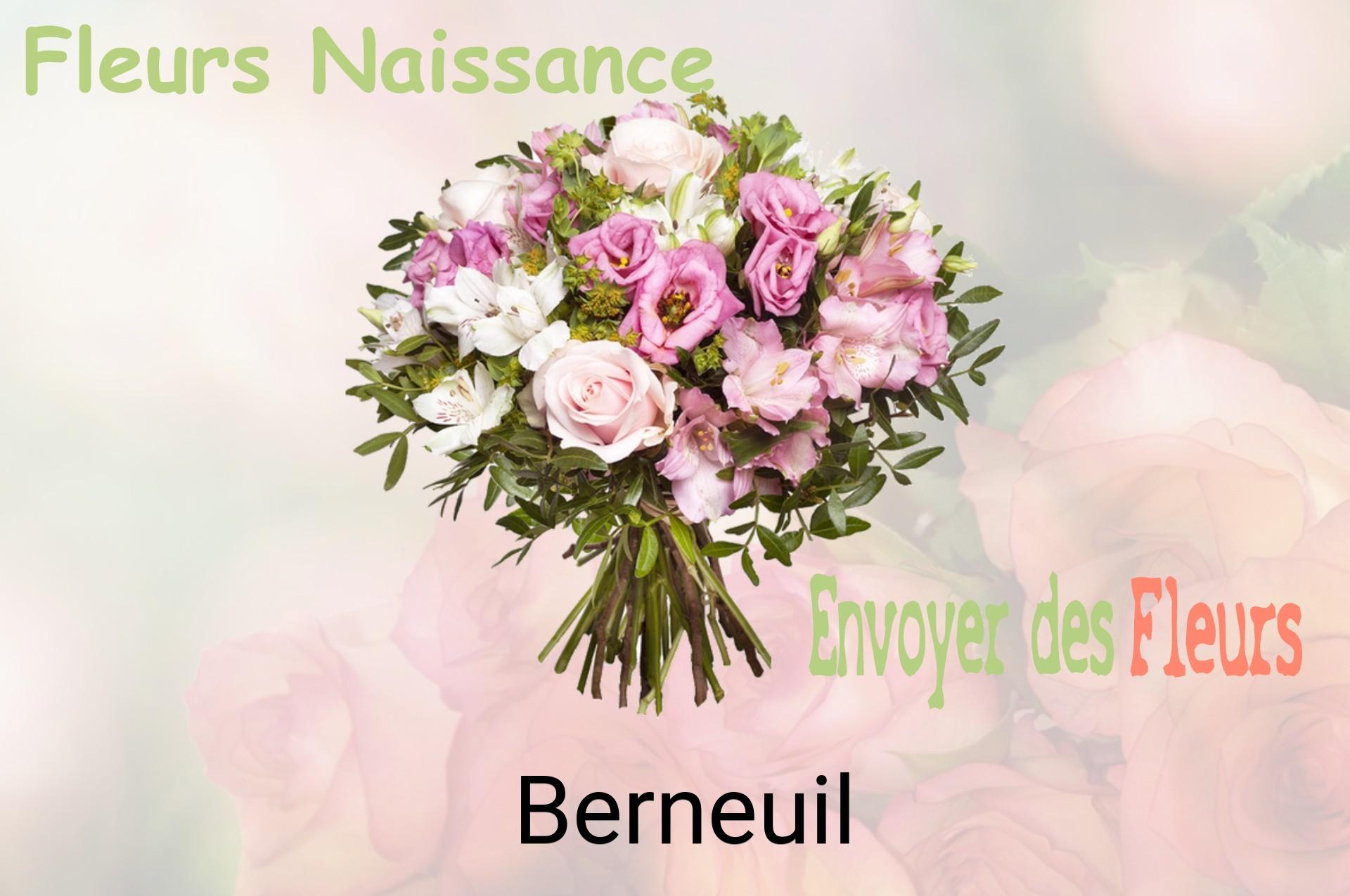 Bouquet de fleurs de naissance livré à Berneuil